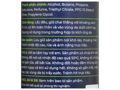 Xịt khử mùi toàn thân cho nam X-Men Wood Sport 140ml - Hình ảnh 5