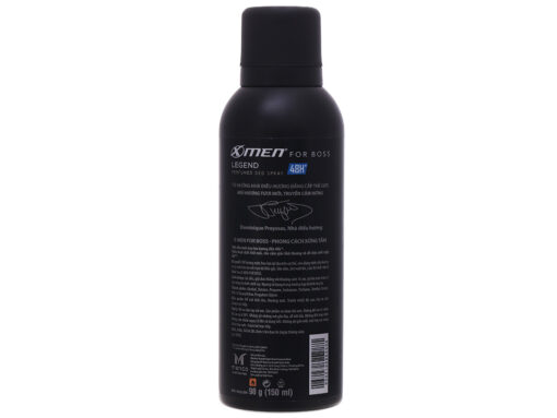 Xịt khử mùi X-Men For Boss Legend 150ml - Hình ảnh 7