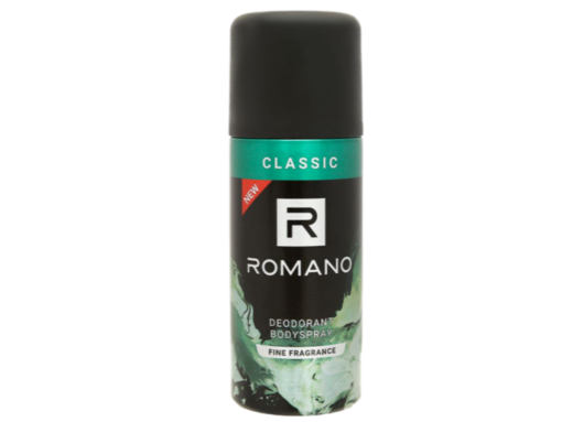 Xịt khử mùi toàn thân Romano Classic 150ml - Hình ảnh 3