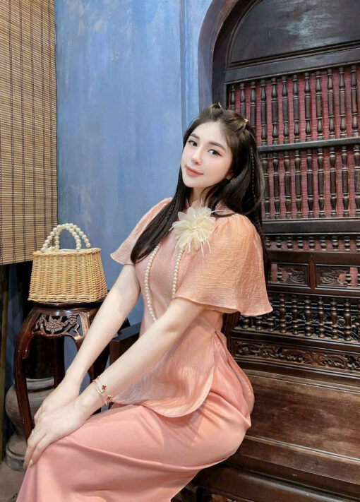 Đồ Lam Nữ Bộ Lụa Bà Ba 0443