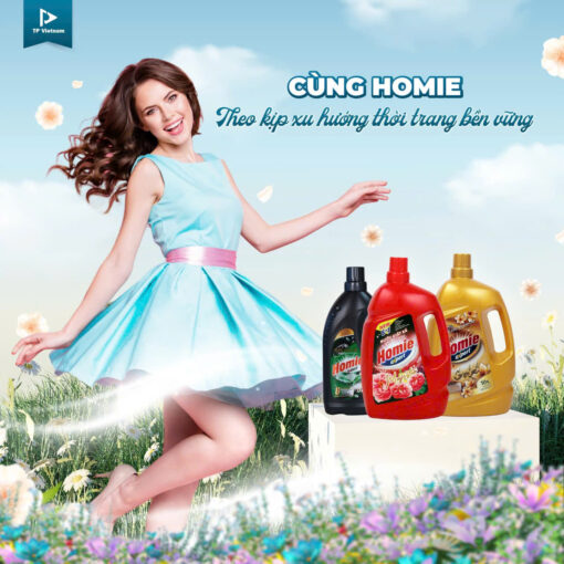 NƯỚC GIẶT XẢ HOMIE QUEEN DIA MOND 3,5kg - Hình ảnh 4