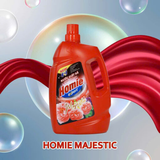 Nước giặt xả cao cấp HOMIE EXPERT Majestic chai 3,5kg - Hình ảnh 8