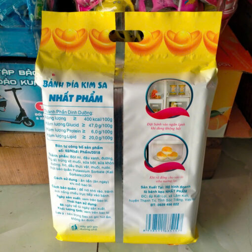 Bánh pía kim sa đặc sản Sóc Trăng 480g - Hình ảnh 5