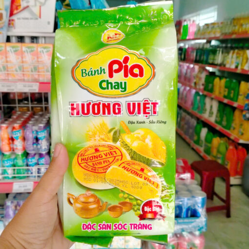 Bánh Pía Chay Hương Việt 400g Hương Đậu Xanh-Sầu Riêng