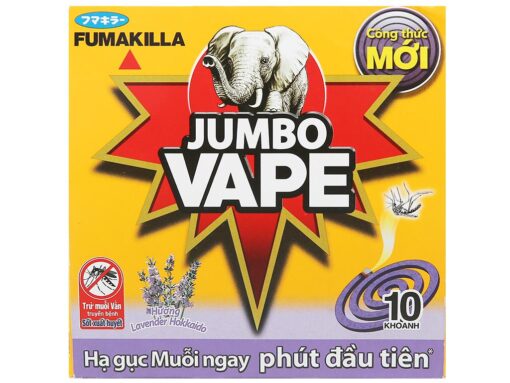 10 khoanh nhang muỗi Jumbo Vape M22 hương lavender 120g - Hình ảnh 2