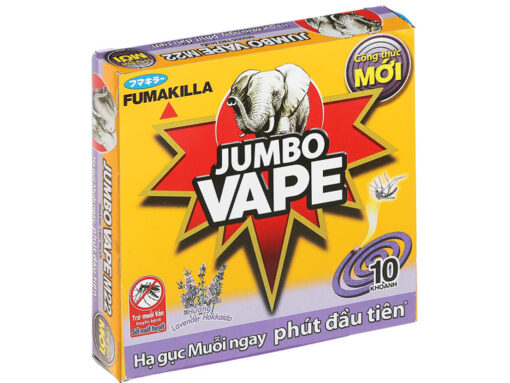 10 khoanh nhang muỗi Jumbo Vape M22 hương lavender 120g