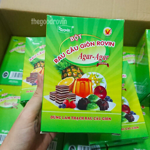 Bột Rau Câu Giòn Agar Rovin  Độ Dai Và Dẻo Rất Cao 25g - Hình ảnh 4