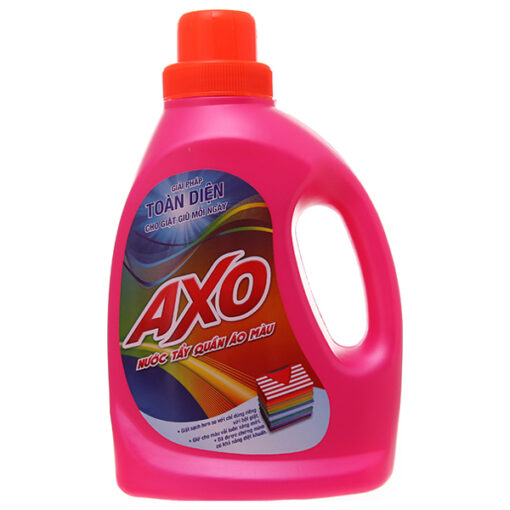 Nước tẩy quần áo màu AXO hương hoa đào 800ml