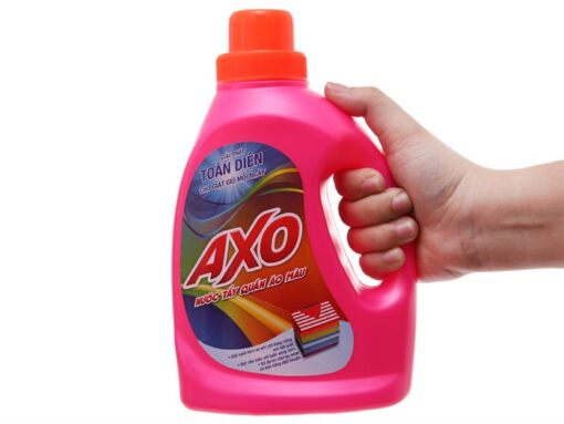 Nước tẩy quần áo màu AXO hương hoa đào 800ml - Hình ảnh 5