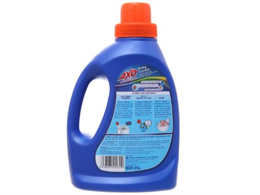 Nước tẩy quần áo màu AXO hương tươi mát 800ml - Hình ảnh 3