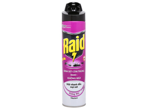 Bình xịt côn trùng Raid không mùi 600ml - Hình ảnh 2