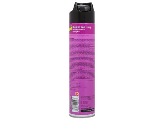 Bình xịt côn trùng Raid không mùi 600ml - Hình ảnh 3