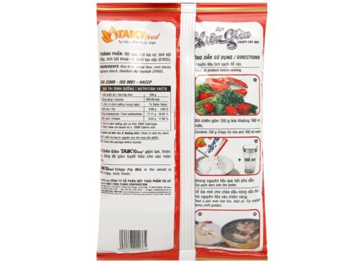 Bột chiên giòn đỏ Tài Ký gói 150g - Hình ảnh 5