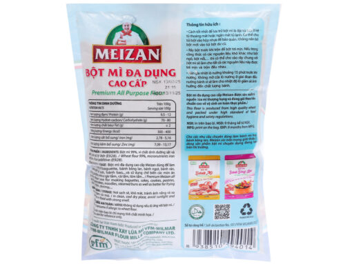 Bột mì đa dụng Meizan cao cấp gói 500g - Hình ảnh 2