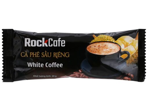 (12 gói) Cà phê sầu riêng RockCafe White Coffee 240g - Hình ảnh 7