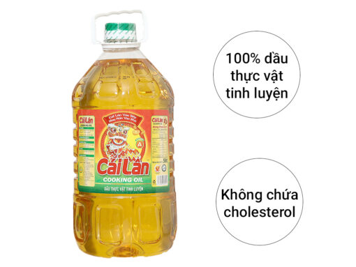Dầu thực vật tinh luyện Cái Lân can 5 lít