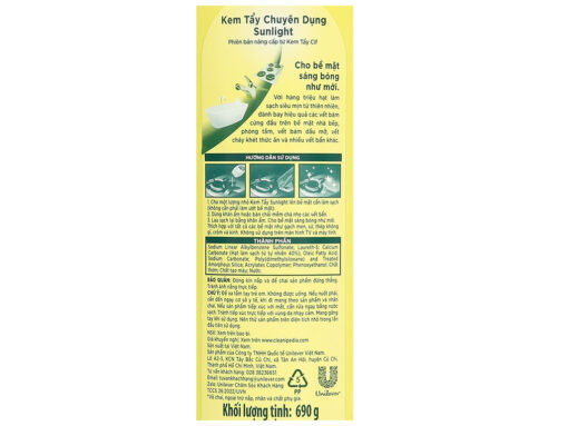 Kem tẩy đa năng Sunlight chai 690g - Hình ảnh 5