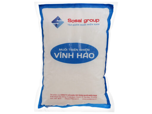 Muối hạt thiên nhiên Vĩnh Hảo Sosal Group gói 1kg - Hình ảnh 2