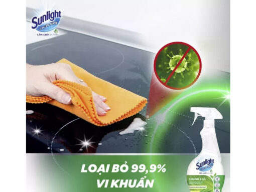 Nước lau đa năng Sunlight hương chanh sả chai 500ml - Hình ảnh 6