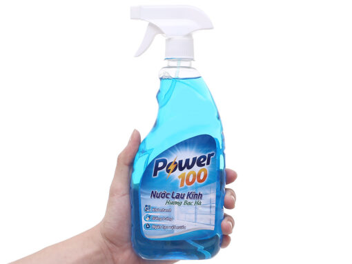 Nước lau kính Power100 hương bạc hà chai 580ml - Hình ảnh 6