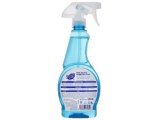 Nước lau kính siêu nhanh Sunlight chai 520ml - Hình ảnh 3