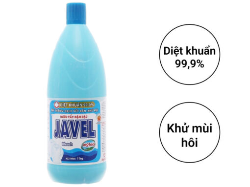 Nước tẩy quần áo trắng Mỹ Hảo Javel 1kg