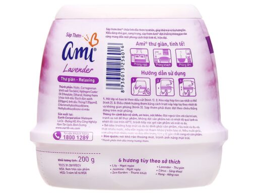 Sáp thơm Ami Hương hoa oải hương 200g - Hình ảnh 3