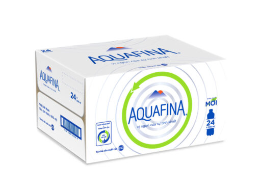 Thùng 24 chai nước tinh khiết Aquafina 500ml - Hình ảnh 2