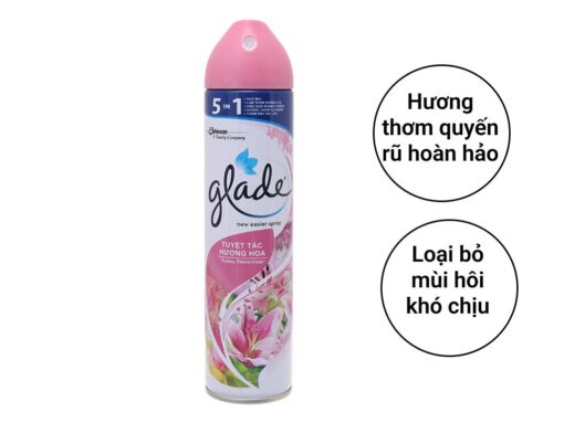 Xịt phòng Glade tuyệt tác hương hoa 280ml - Hình ảnh 6