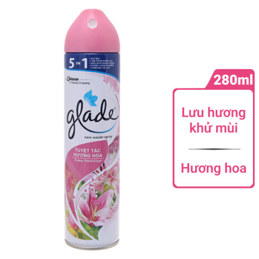 Xịt phòng Glade tuyệt tác hương hoa 280ml